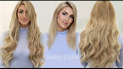 How To: Clip In Foxy Locks Seamless Luxurious 24" Extensions
