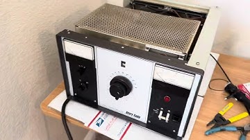 Henry 2KD-5 linear amplifier all 8 new HV capacitors power up.  We have 4000 volts+  HV on SSB mode.