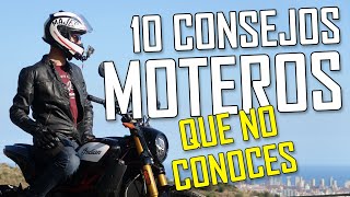 10 CONSEJOS de MOTO que NO CONOCES