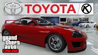 Amazing Toyota Garage ( with Real Life Cars ) in GTA 5 Online