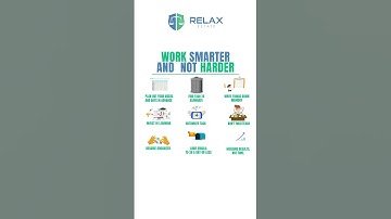 Work smarter, not harder!