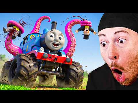 UNHINGED Thomas The Tank Engine Animations?! (Do Not Laugh Challenge)