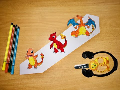 TÔ MÀU TRANH RỒNG LỬA POKEMON 3D | Color painting Pokémon Dragon Fire 3D