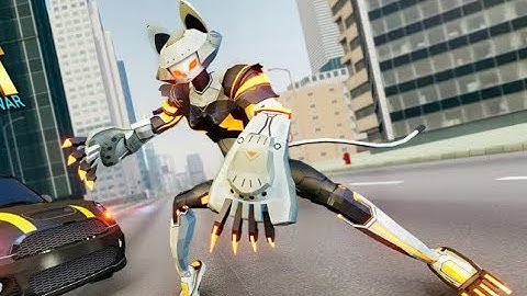 New Cat Robot Car Transformation Part-3 | Rescue City Cat Robot Car Android GamePlay | By Game Crazy