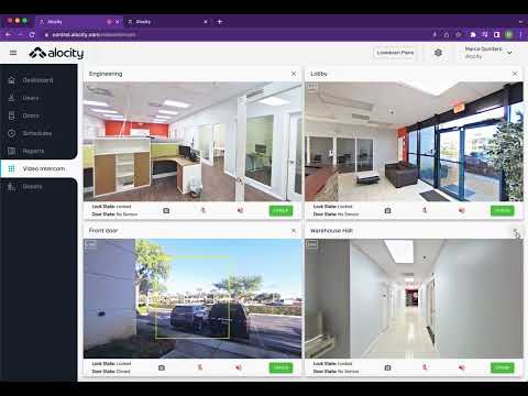 Video Intercom Dashboard