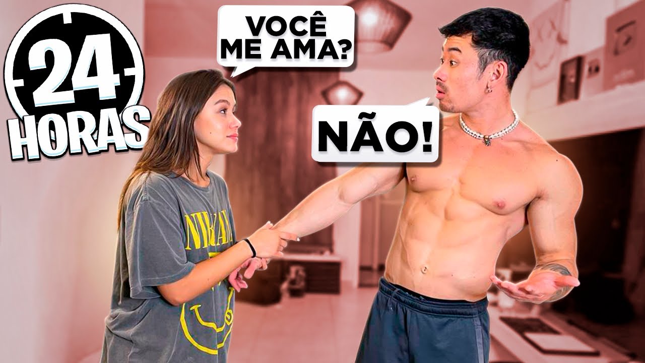 24 HORAS dizendo NÃO pra MINHA NAMORADA