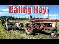 Baling Hay/First Crop Hay2021/Square Baling with a New Idea/Round Baling with an International Baler