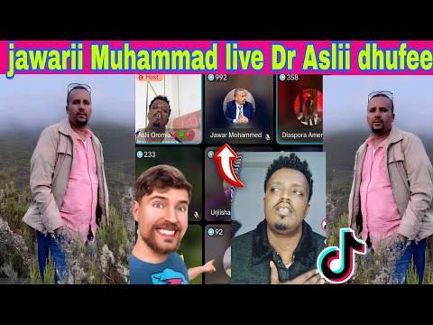 Wuu Jawar Mohammadii Live Titoki Dhufee Dr Aslii Biraa