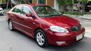 รีวิว 2002 Toyota Altis 1.8G น๊อตไม่ขยับ ไมล์น้อยมาก