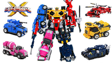 Miniforce X Penta X Bot Pentatron 5 in 1 Combine Tranformers Robot Toys