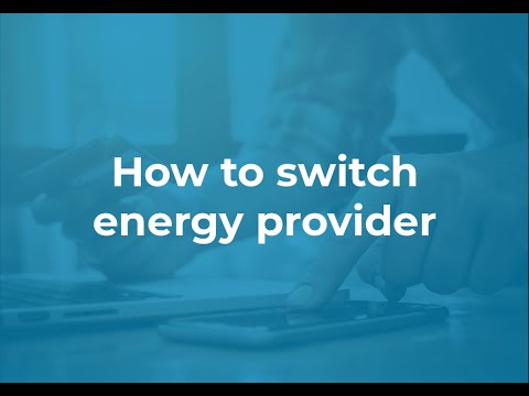 How to switch energy supplier