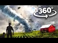 VR 360 INCREDIBLE TORNADOS COMPILATION - Look at Natural Disaster From Different Angles