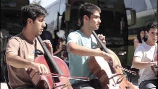 Flashmob Orquesta Tur Bus, Navidad 2012