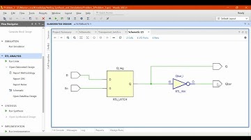 Transparent Latch with enable | Verilog HDL | Synthesis & Simulation | Xilinx Vivado 2023.1