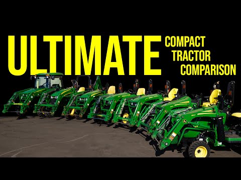 COMPARING EVERY JOHN DEERE COMPACT TRACTOR FRAME SIZE 🚜