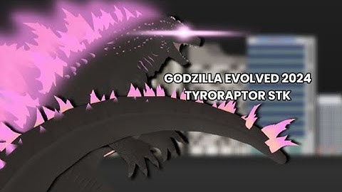Test Godzilla Evolved 2024 - Animation | Stk by @tyroraptor 