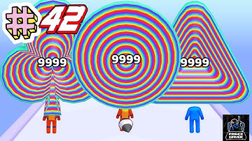 LAYER MAN 3D - ASMR Gameplay iOS,Android Walkthrough Pro Game Mobile (Level Up Big Head Man Run) #42