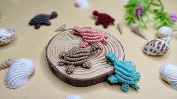 Tutorial- DIY Macrame Tortoise or Turtle | Macrame animals