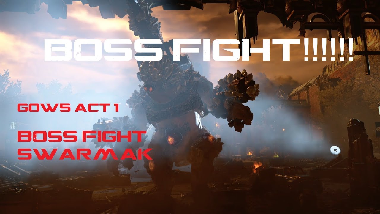 Gear Of War 5 Act 1 Boss Fight [Campaign, 4K] YouTube