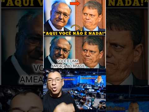 GERALDO ALCKMIN CHAMA TARCÍSIO DE "AMEAÇA AO BRASIL" AO VIVO #news #noticias #politicalnews # thumbnail