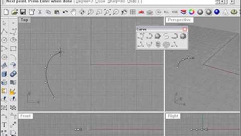 Learning Rhino---Control Point Curves