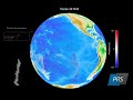 Simulación tsunami terremoto Nueva Zelanda 4 de marzo 2021, Mw 8.1