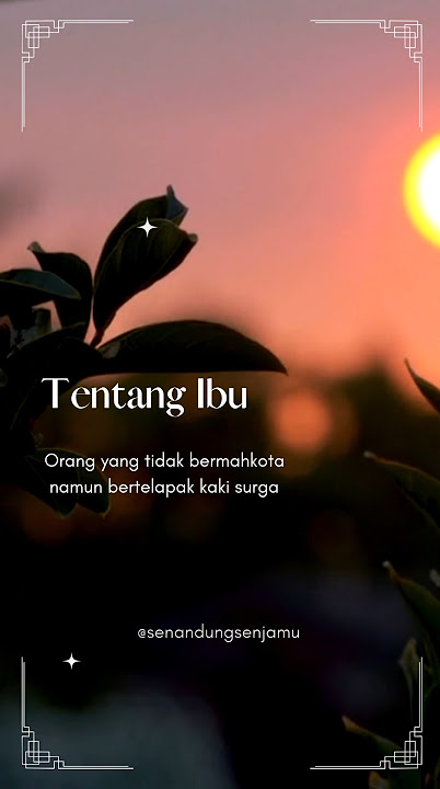 Ibu, tak bermahkota tapi berkaki surga #quotes #motivasikehidupan #storywa #ibu #orangtua #motivasi