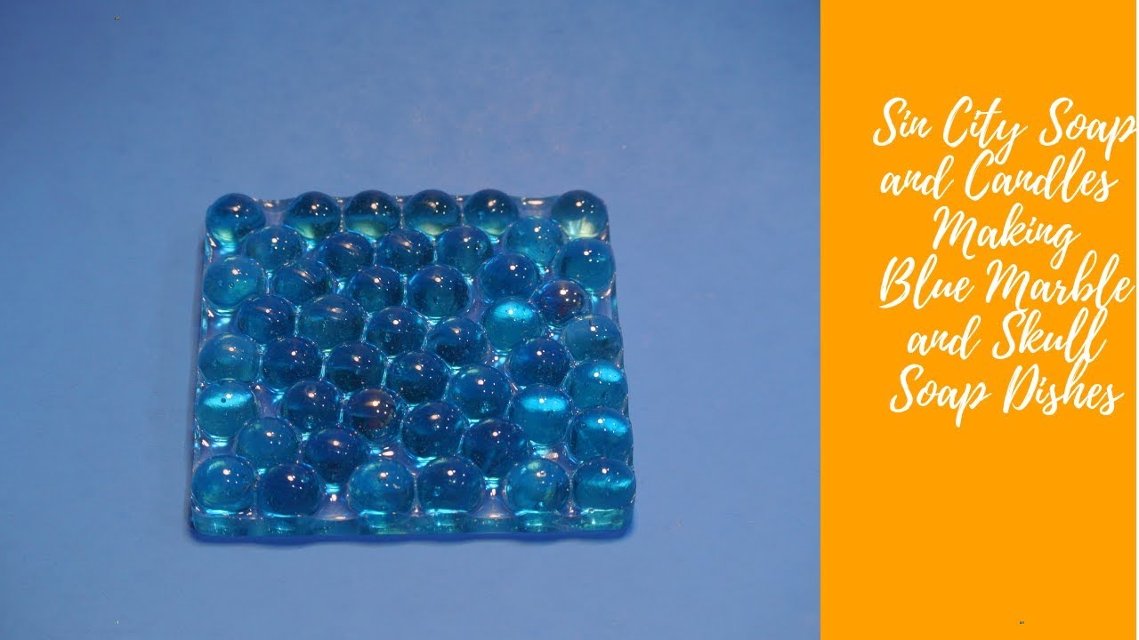 Soapdish Making Blue Marble and Skull Soap Dishes Full Length Version