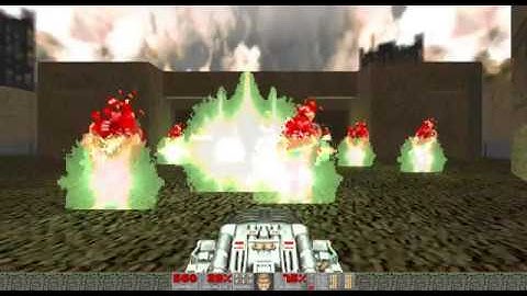 Doom II (Map14: The Inmost Dens) walkthrough 100% Kills, Secrets and Items (Levels Flipped)