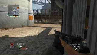 Black Ops - Two birds...one clip Epic double kill