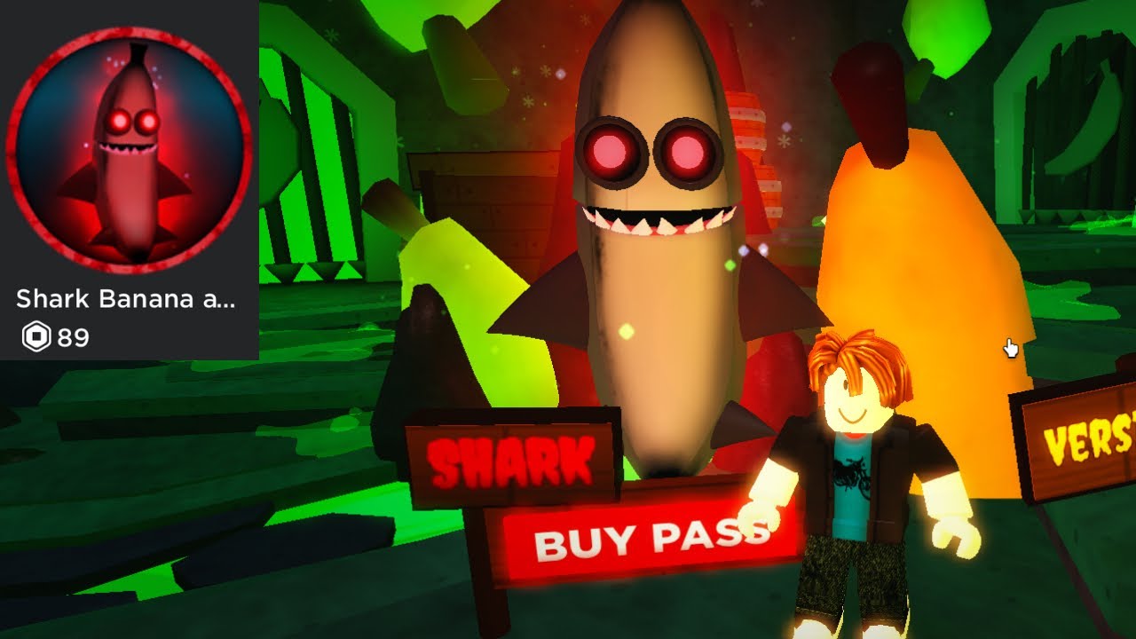 (Banana eats) Banana shark with new bone effect!!! YouTube