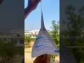 Kids Paper Airplane Flying With Rubber Band Launcher