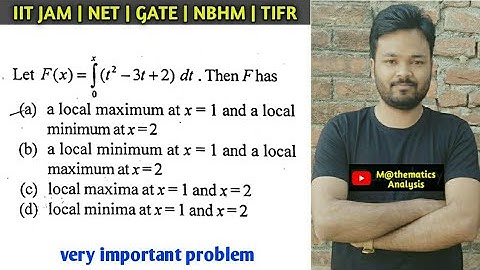 IIT JAM MATHS 2020 | IIT JAM Calculus QUESTION | problem#16