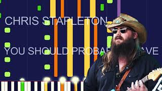 Miniatura de vídeo de "CHRIS STAPLETON - YOU SHOULD PROBABLY LEAVE (PRO MIDI FILE REMAKE) - "in the style of""