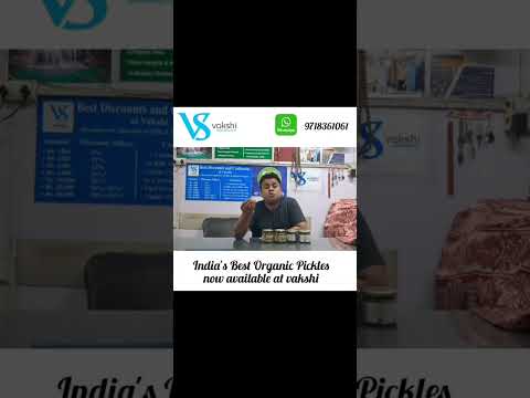 India's Best Organic Pickles now available at Vakshi :)