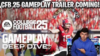 CFB 25 GAMEPLAY TRAILER COMING! HUGE DYNASTY MODE INFO!