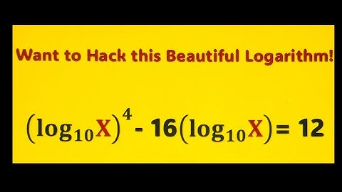 Hack this beautiful Logarithm Question - JEE Mains! #jeemains #maths #logarithms #hack #olympiad