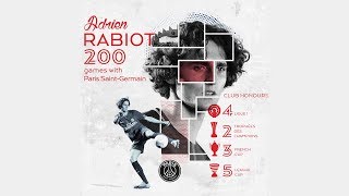 ADRIEN RABIOT 200 GAMES WITH PARIS SAINT-GERMAIN