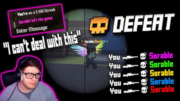 My Sniping Made Sorable Rage Quit (He Was Going For A Nuke) | KRUNKER.io