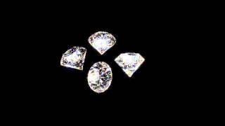 Realistic Diamond render with turntable camera