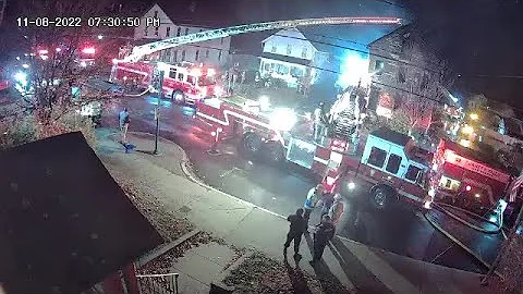 Millers Falls Structure Fire 11/8/22 (video until ...
