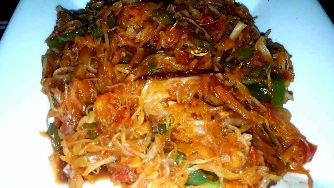 JINSI YA KUPIKA CABBAGE TAMU SANA KWA NJIA RAHISI/CABBAGE FRY