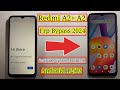 Realmi A2 /A2 Frp Bypass YouTube Update Android 13 2024 | Mi A2 / A2  Google Account Unlock No Pc