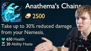 LS | THE ITEM LEAGUE NEEDS! Anathema's Chains Thoughts - YouTube