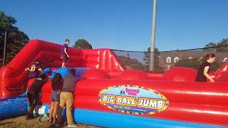 Big Ball Jump At Lsu Urec Grand Opening Feat. Ian Astalosh & Ashley Brewer