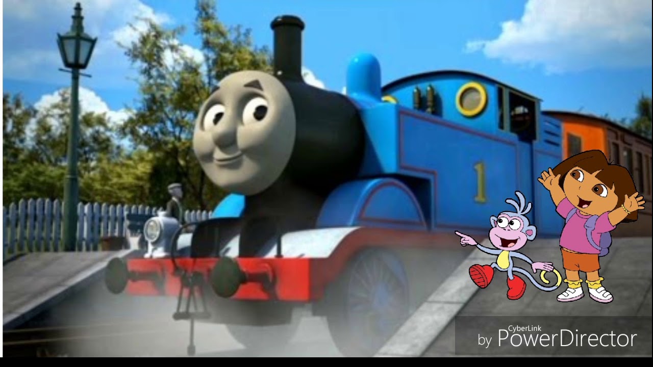Thomas the Tank Engine meets Dora the Explorer and Boots the Monkey ...