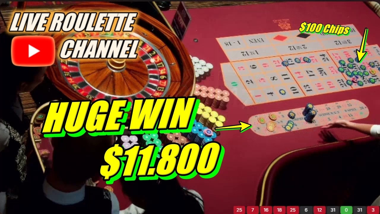 🔴LIVE ROULETTE | 🚨 HUGE WIN 💲11.800 In Real Vegas Casino 🎰 $100 Chips Bets Session ✅ 2026-09-22