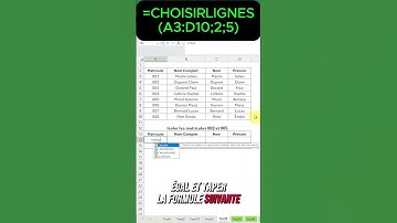 Tu peux choisir tes lignes 🤫 #excel #exceltips #pourtoi #microsoftexcel #donnees #astuce #ligne