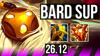 BARD &amp; Tristana vs NAUTILUS &amp; Varus (SUP) | Guardian | KR Challenger | 26.12