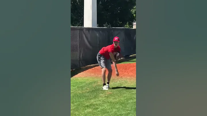 Nick Kucharski pitching with Coach MAC